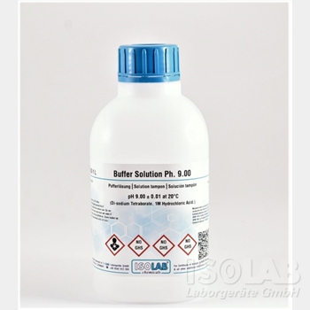 BUFFER SOLUTION PH 9.00 ± 0.01 AT 20°C (DI-SODIUM TETRABORATE, 1M HYDROCHLORIC ACID.)