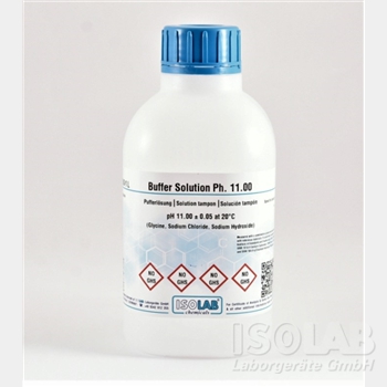 BUFFER SOLUTION PH 11.00 ± 0.05 AT 20°C (GLYCINE, SODIUM CHLORIDE, SODIUM HYDROXIDE)