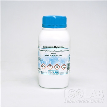 POTASSIUM HYDROXIDE ≥ 85%, PELLETS  PH.EUR,BP,JP NF,FCC,E 525