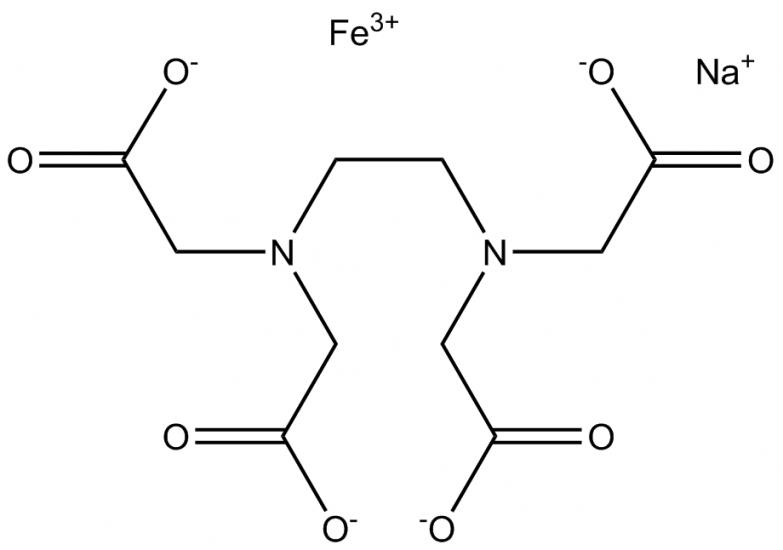 Ethylenediaminetetraacetic Acid, Ferric-Sodium Salt (FeNa-EDTA)