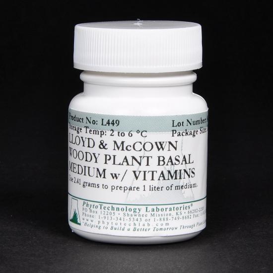 Lloyd & McCown Woody Plant Basal Medium with Vitamins